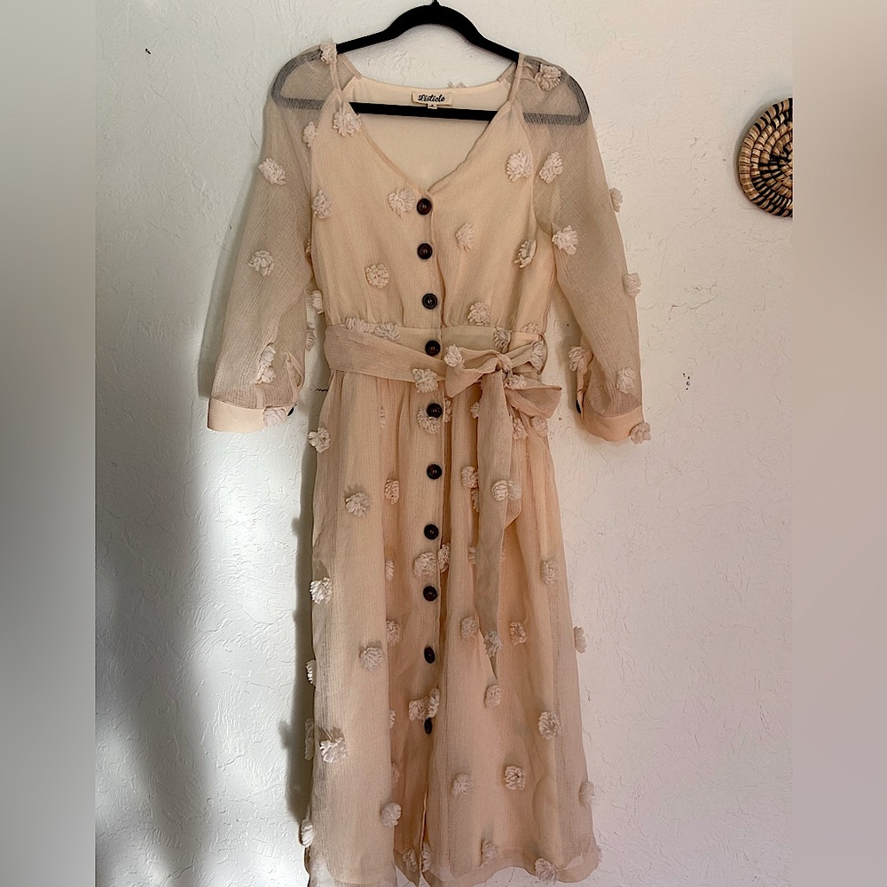 Listicle Pom Pom dress